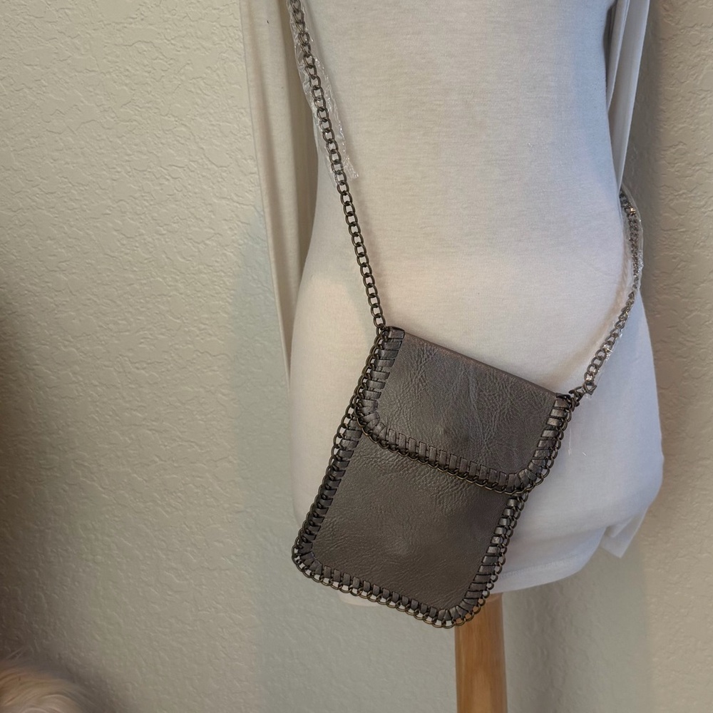 Stylish PewterCrossbody Bag